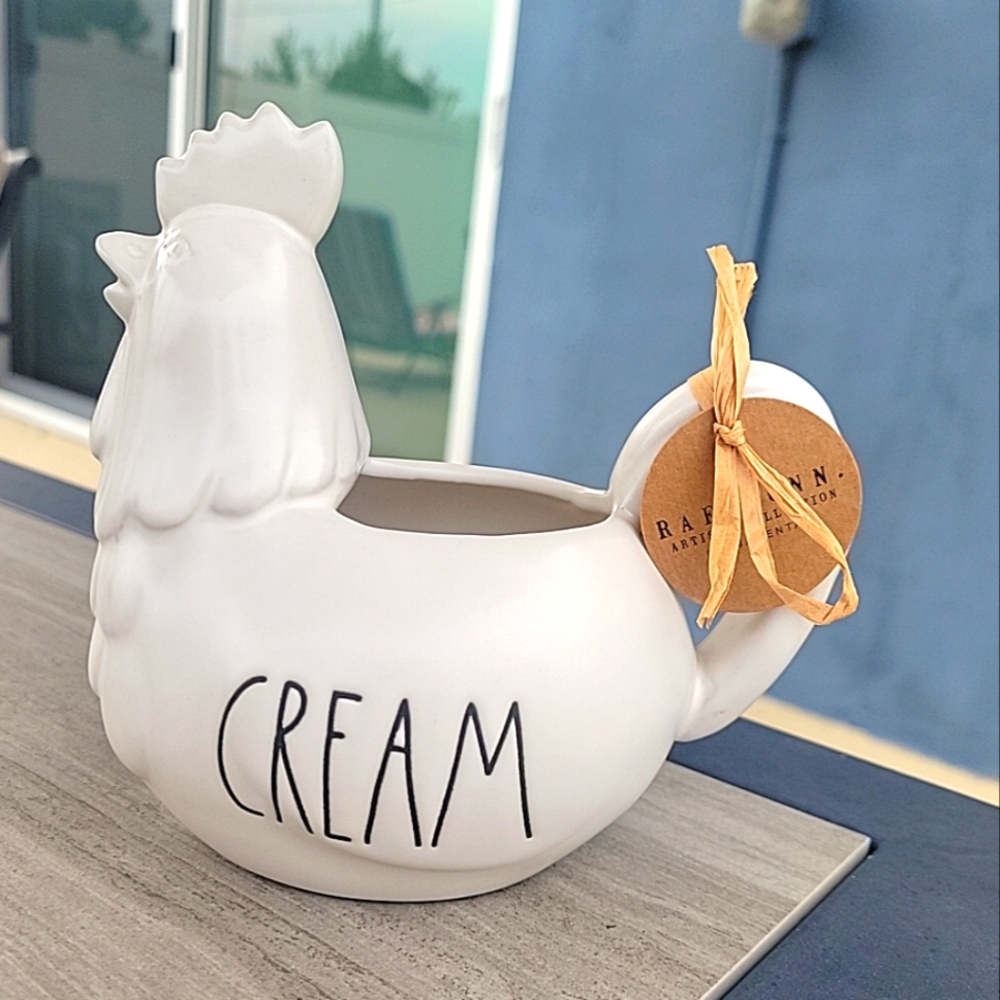Rae Dunn Rooster Farm Life Cream Creamer Mug